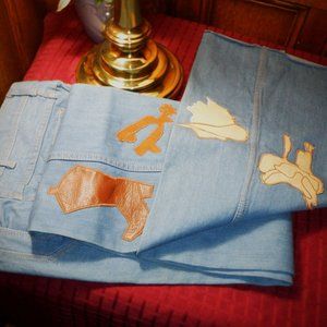 BRAND NEW ~INDIGO  JEANS ~ with a Western Flair